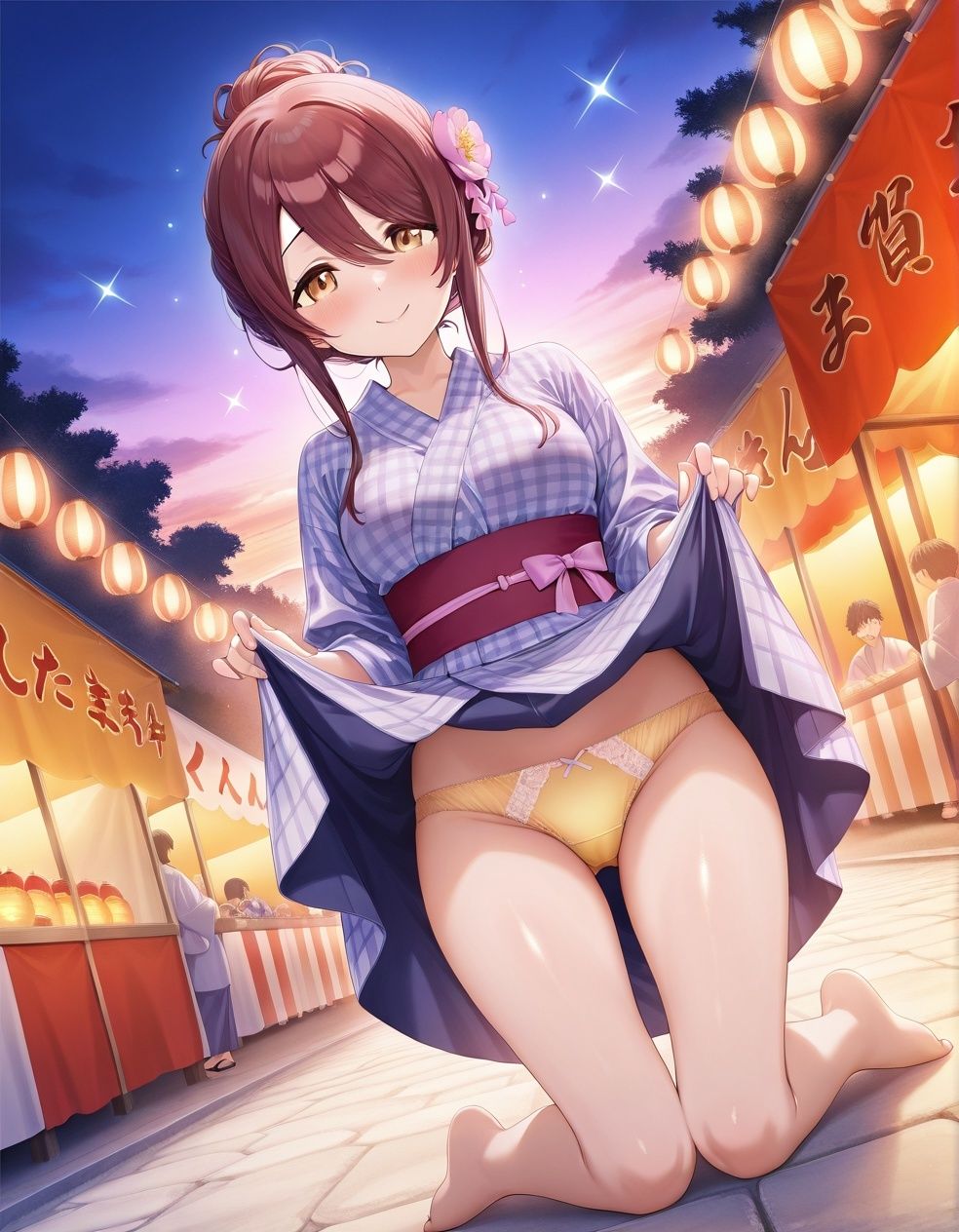 アイドルパンツ〜浴衣編〜 - サンプル画像 8