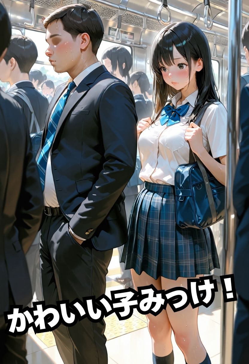 電車で雑魚マンコに絶頂管理！！ - サンプル画像 1