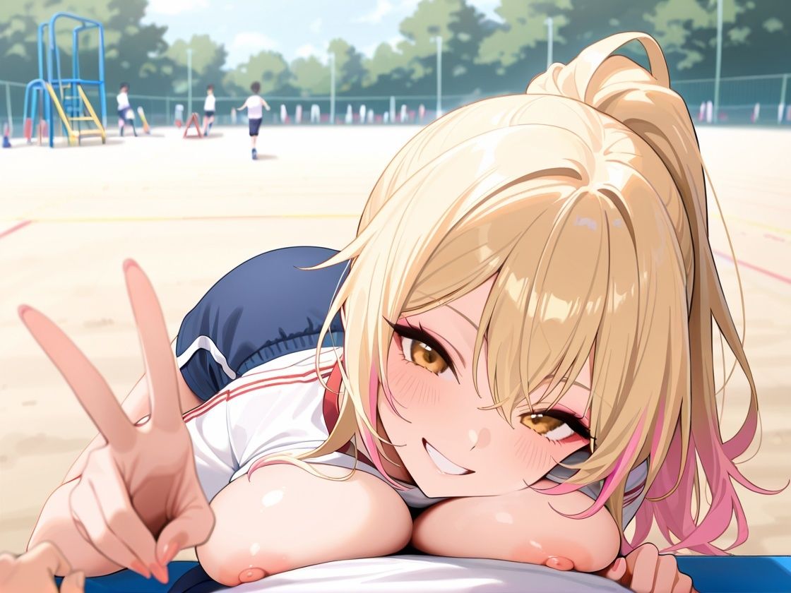 射精大会 -爆乳ブルマ体育祭編- -School Sex- 【CG500枚】 - サンプル画像 3