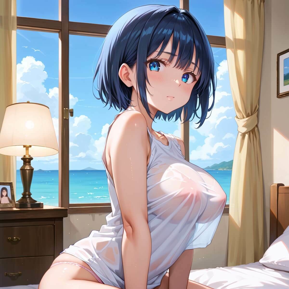 彼シャツ美少女、ベッドの上で甘えすぎ問題！〜俺の彼女可愛すぎやしませんか！？〜8【厳選CG200枚収録】 - サンプル画像 2