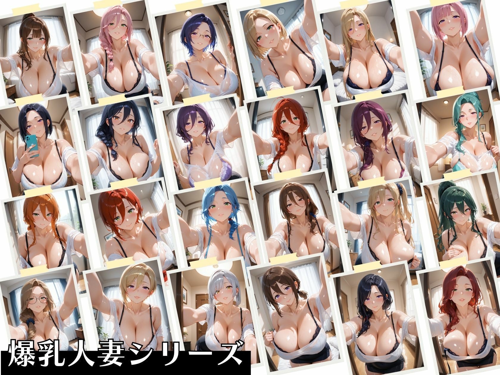 爆乳ギャル＆人妻ぬるぬるハメ撮り特別編 - サンプル画像 9