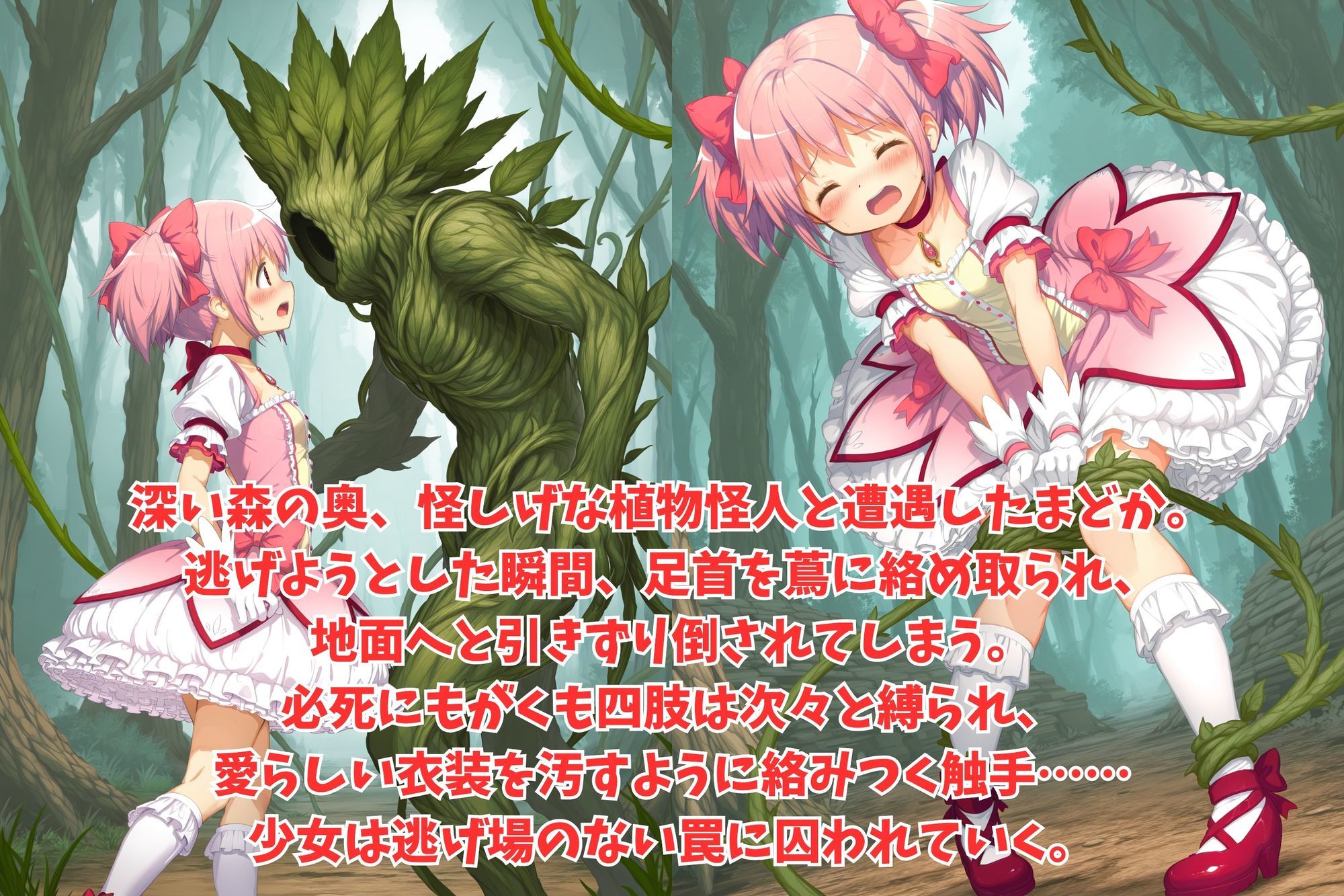 淫獄の園 ―絡みつく触手と路地裏の獣欲― - サンプル画像 1