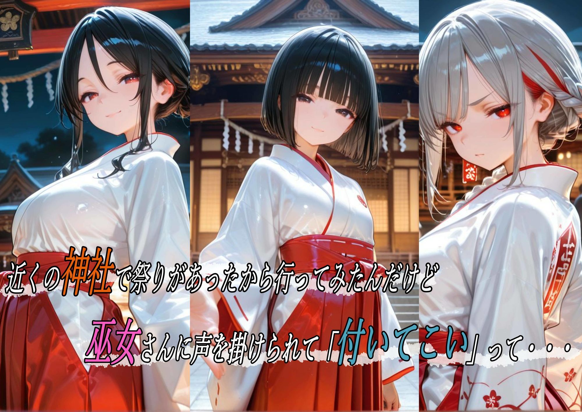 巫女のヒメゴト4 〜近くの神社でなんか、玉と串が必要らしい〜 - サンプル画像 4