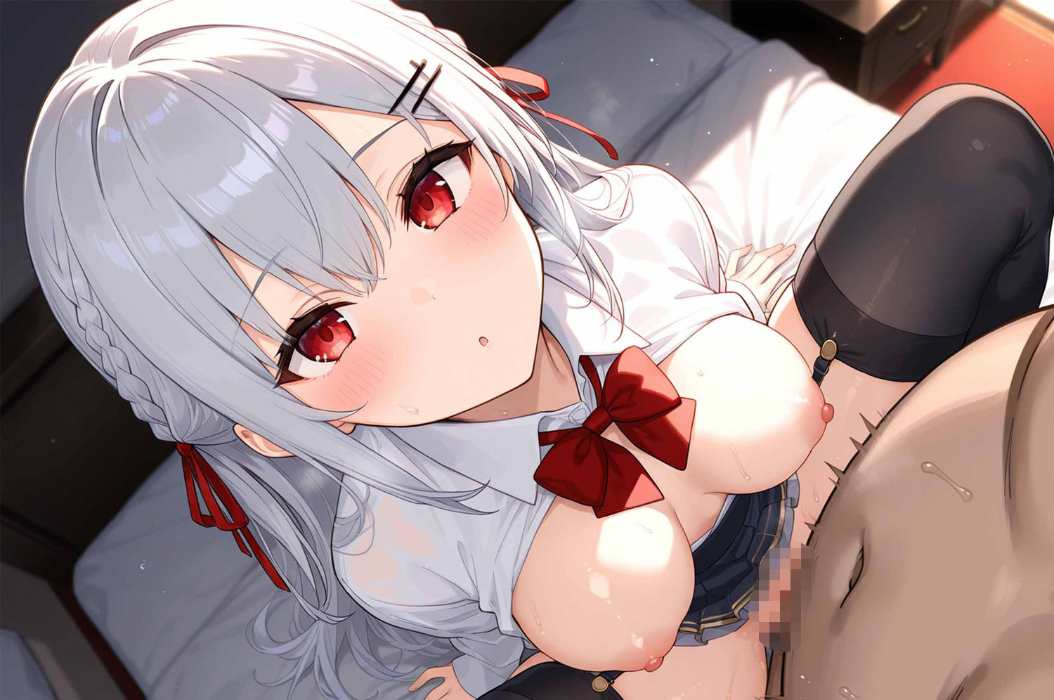 アイドルな葉加瀬冬雪ちゃんと着衣エッチ - サンプル画像 4