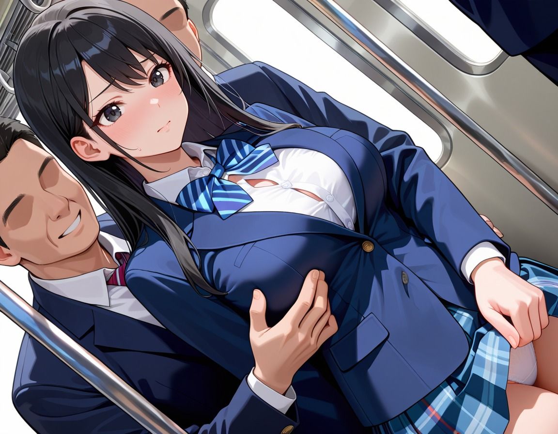 清純派女子校生  本性は中出し大好き淫乱ビッチ - サンプル画像 1