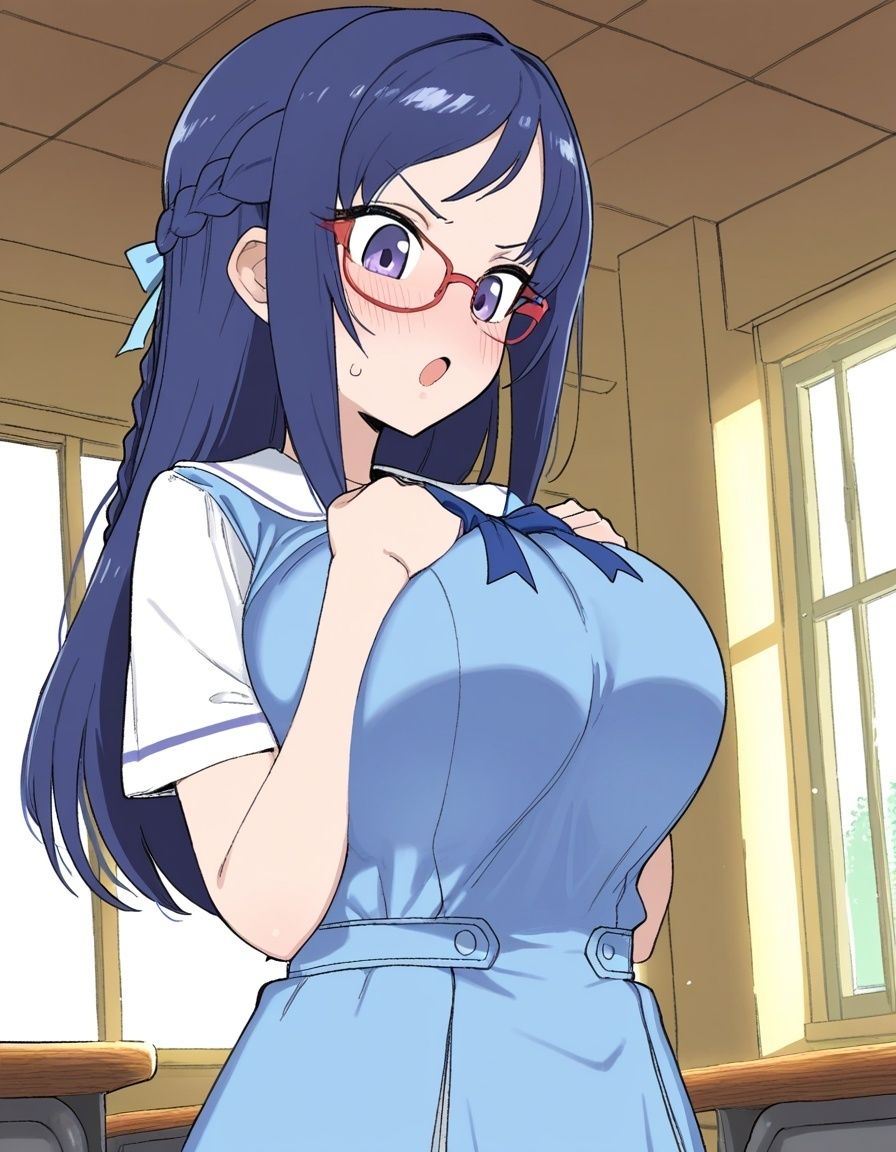 【エッチな店で働くプ〇キュア】ムチムチJ〇とイチャラブ - サンプル画像 1