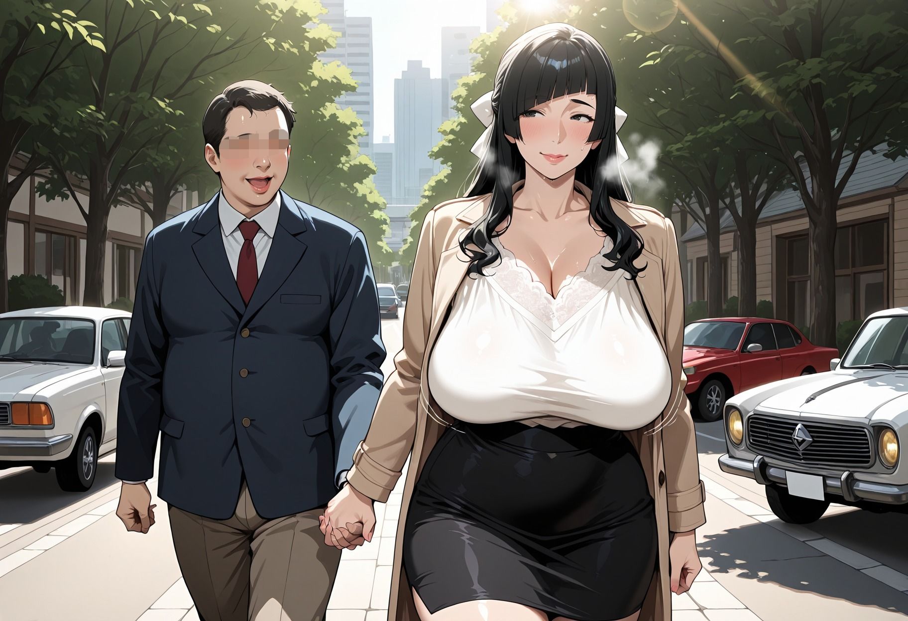 爆乳パパ活  港区人妻編 - サンプル画像 1