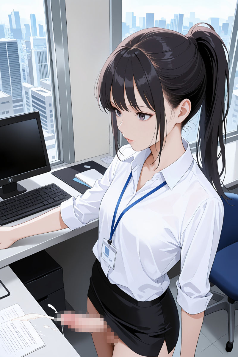 触ってないのに勝手に出ちゃう！ふたなり娘ノーハンド射精 - サンプル画像 4