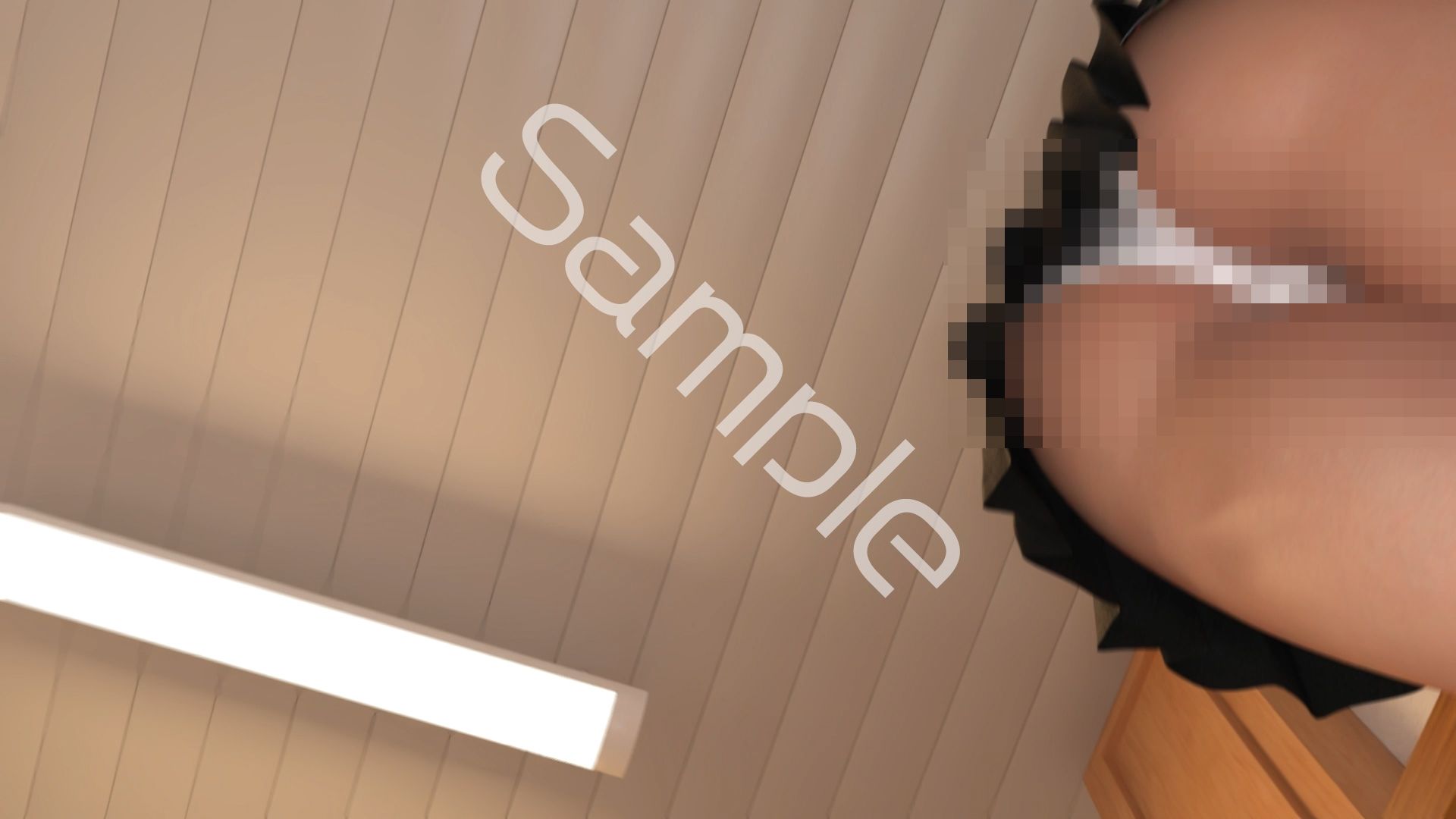 【▲100△100●100】学校帰りにコーヒーショップに寄って雑談する廻里と友梨。2025シリーズ（006:続・男どもは何故こうもパンチラが好きなのかについて） - サンプル画像 1