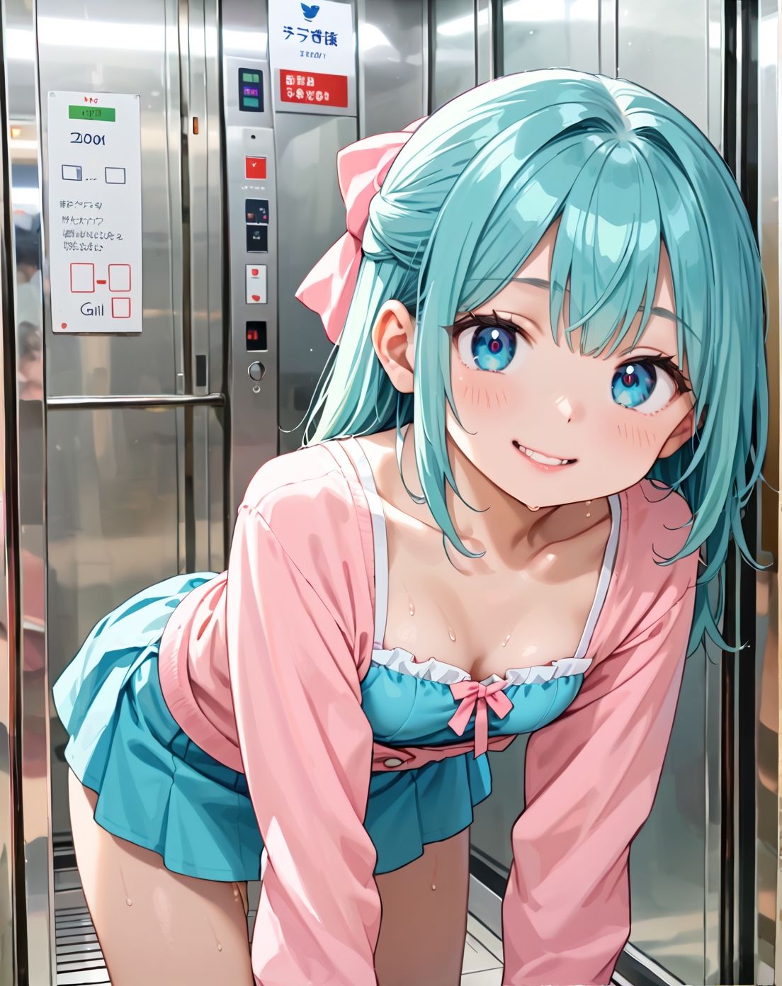 出会って5秒で密室ラブ 平成エレベーターガールpart.3 - サンプル画像 5