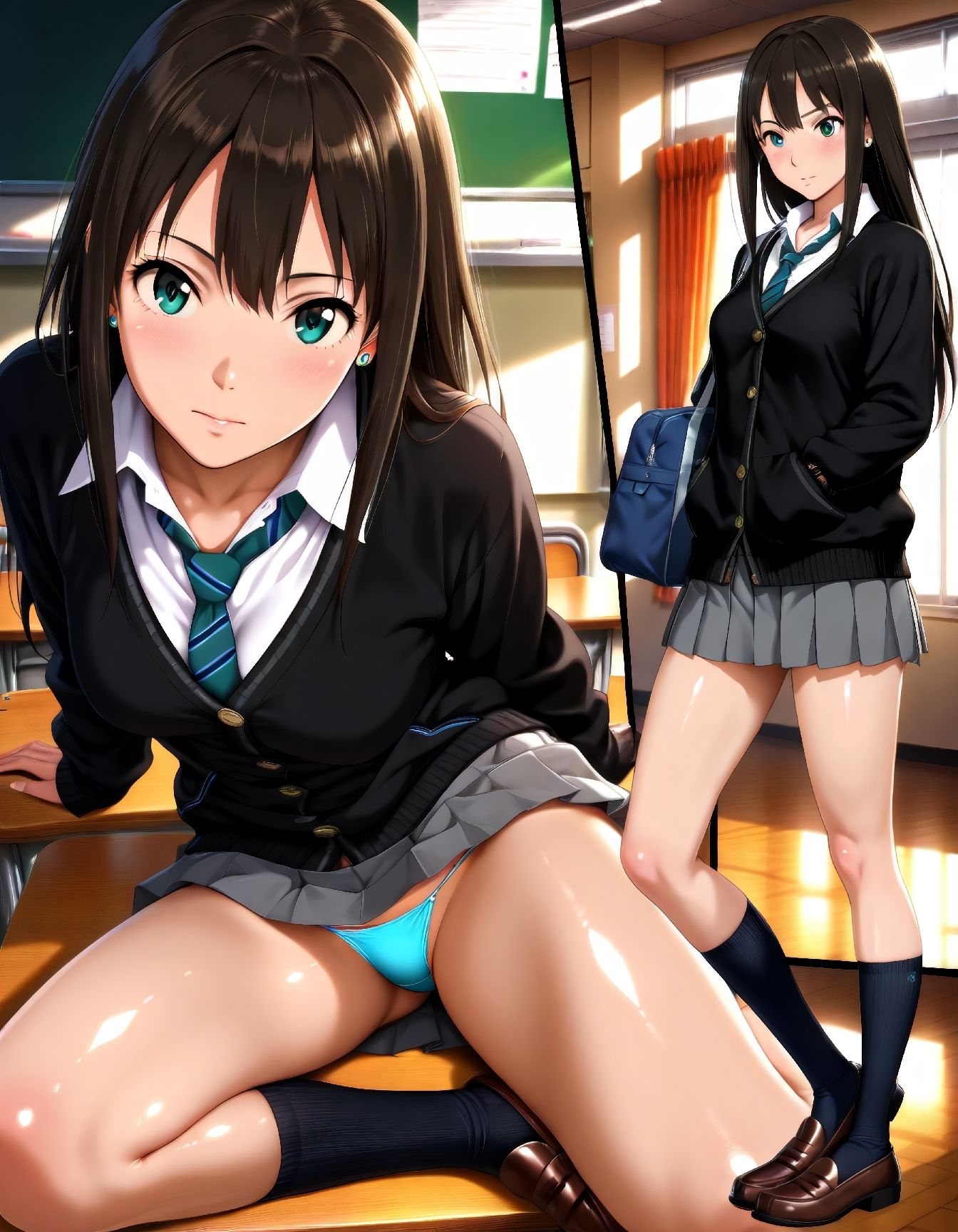 渋〇凛パンチラ集_001 - サンプル画像 8