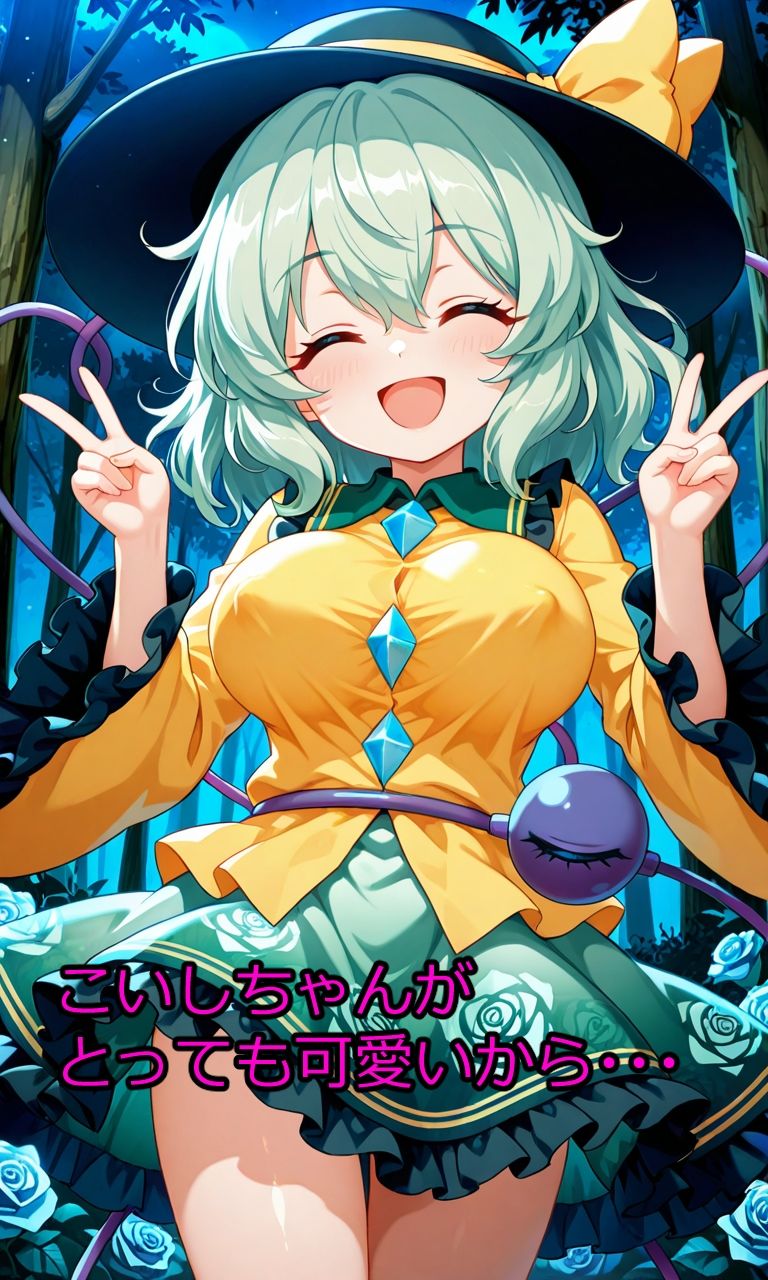 こいしちゃんで遊ぼう！ - サンプル画像 1