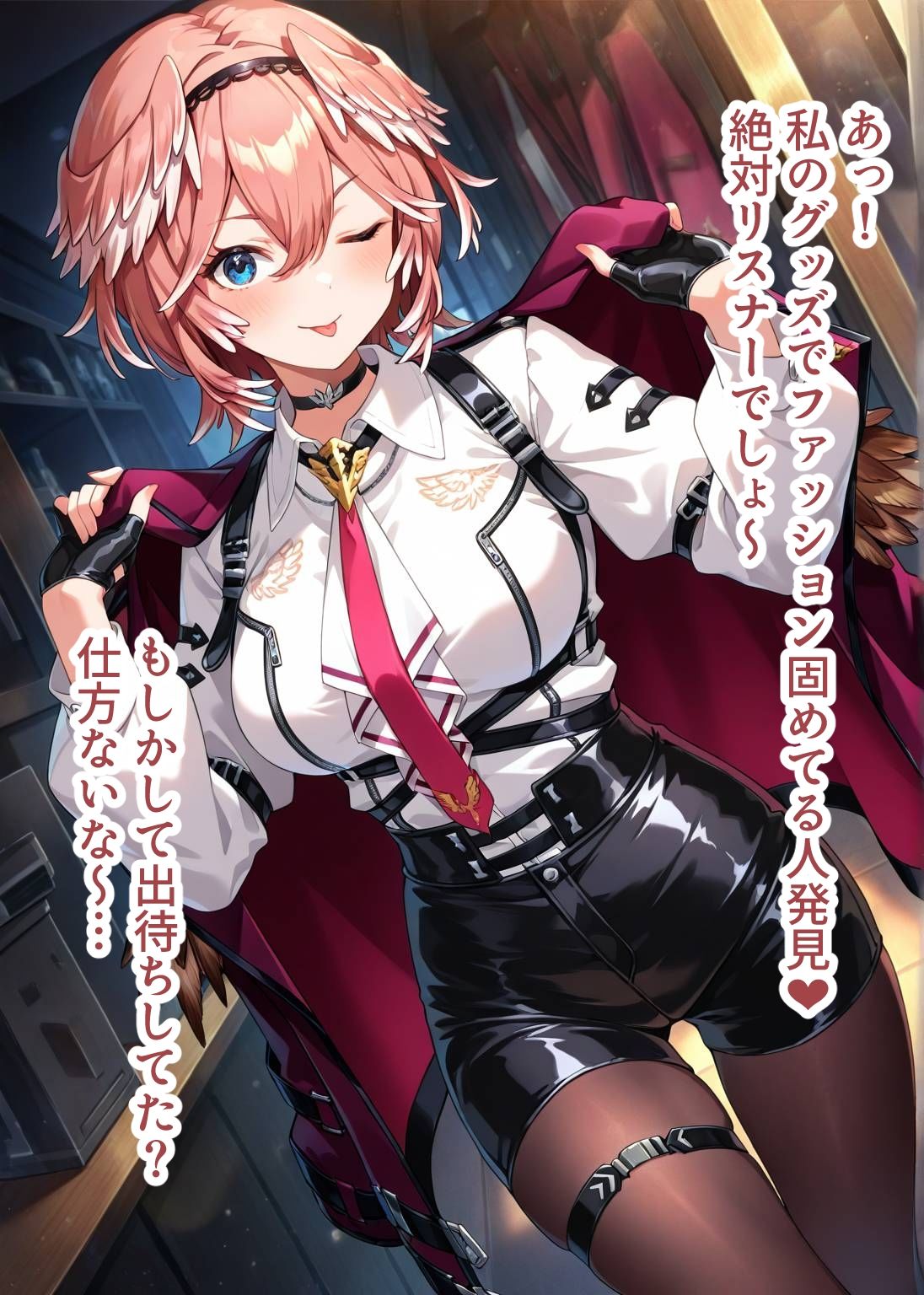 推しのVとセックスする話【鷹〇ルイ】 - サンプル画像 1