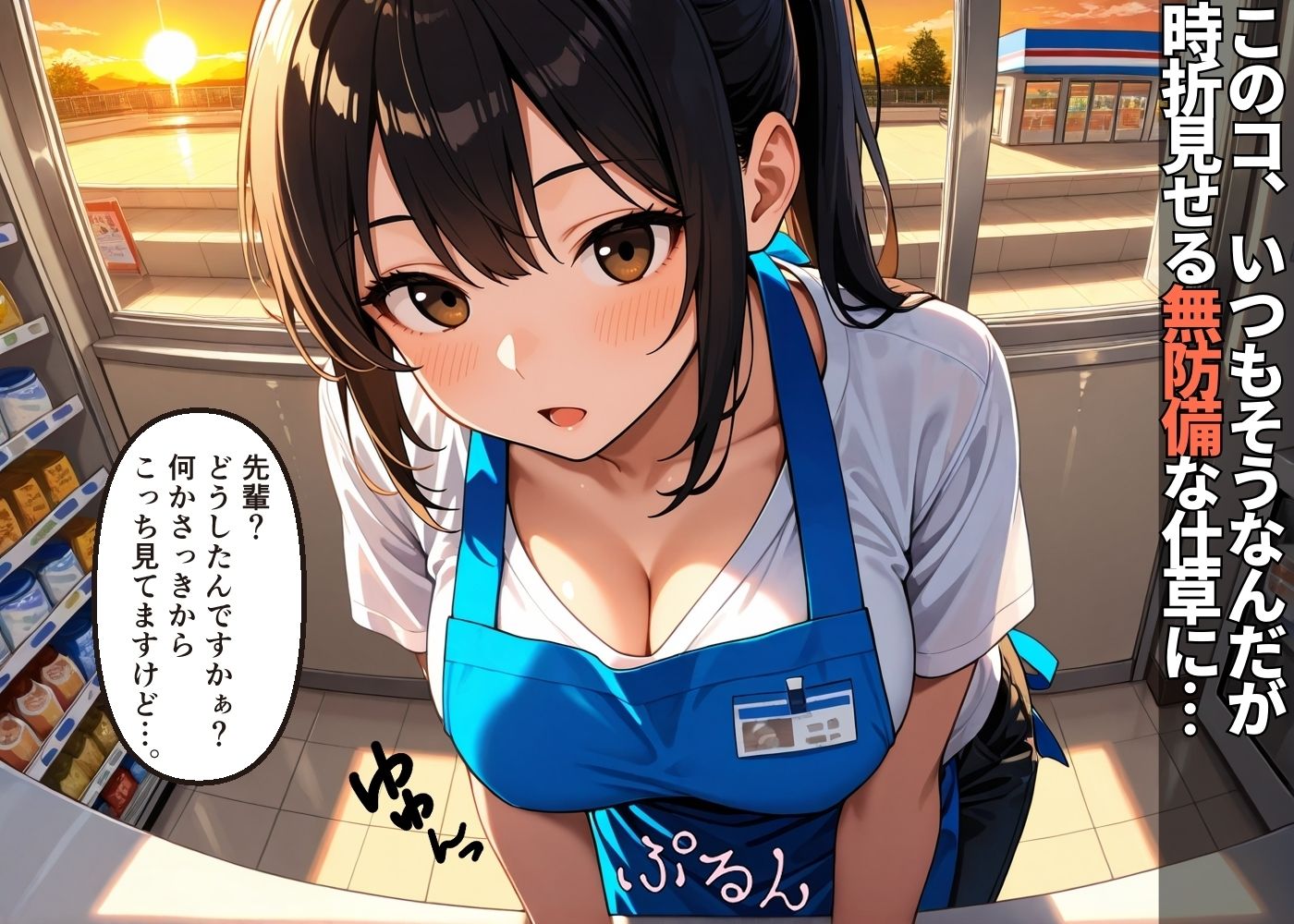 バ先の無防備な後輩に理性崩壊し中出し性調教【女子校生】【NTR】【種付けプレス】【CGイラスト500枚】 - サンプル画像 2