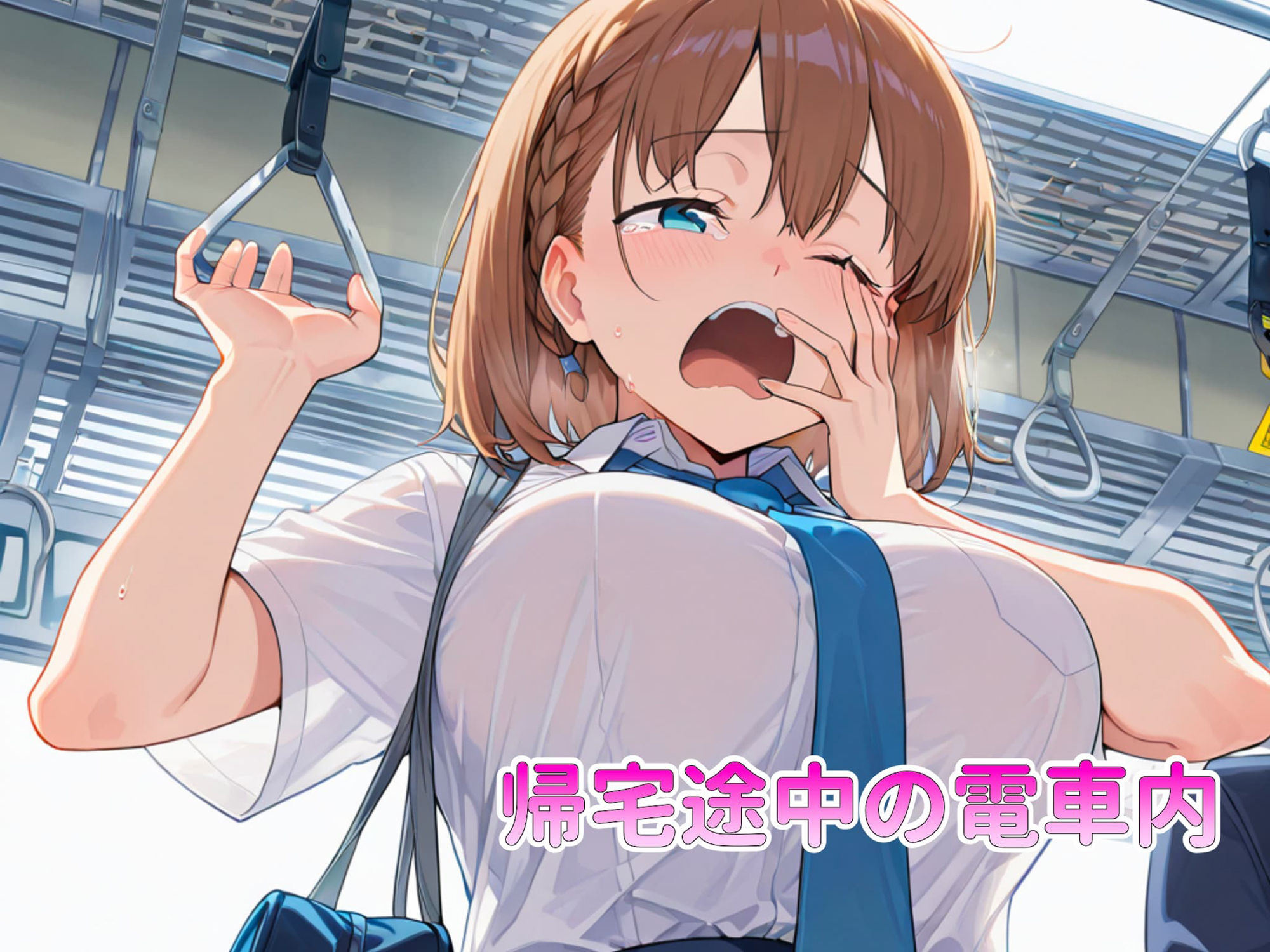 恐怖と快楽の電車内ー痴○で目覚めたワタシのカラダーアイちゃん編 - サンプル画像 2