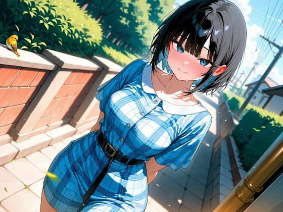 会社に内緒で付き合っている大好きな後輩と出張中に内緒でコスプレSEX（リゼロ レム編） - サンプル画像 2