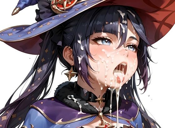 No.8_10人の原〇キャラの大量顔射AIイラスト集 100枚 - サンプル画像 3