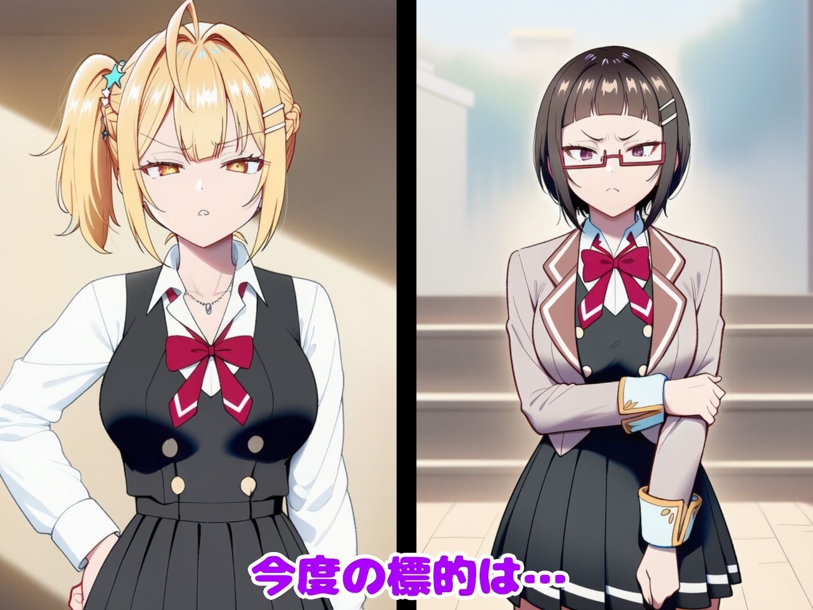 キモメンに支配された生徒会2 - サンプル画像 1