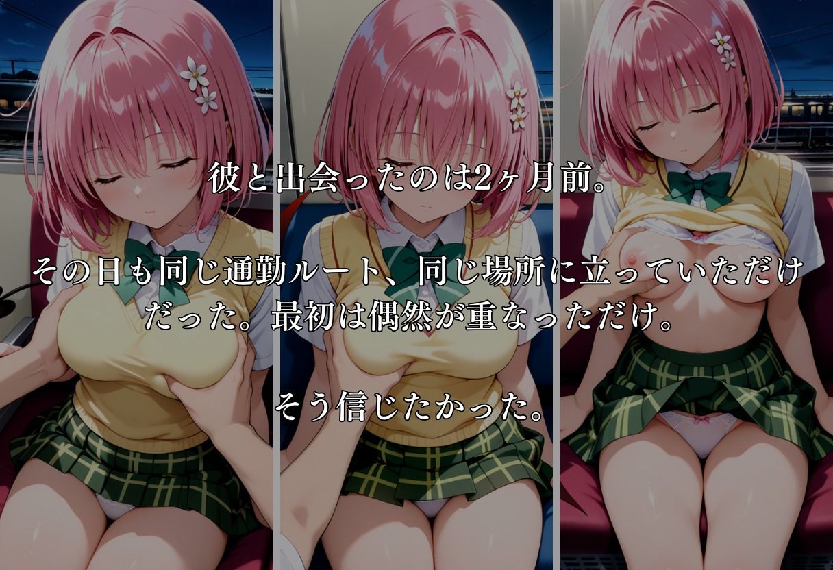 通勤電車で犯●れ続け、妊娠した私 〜モモ・ベリア・デビルーク〜 - サンプル画像 4