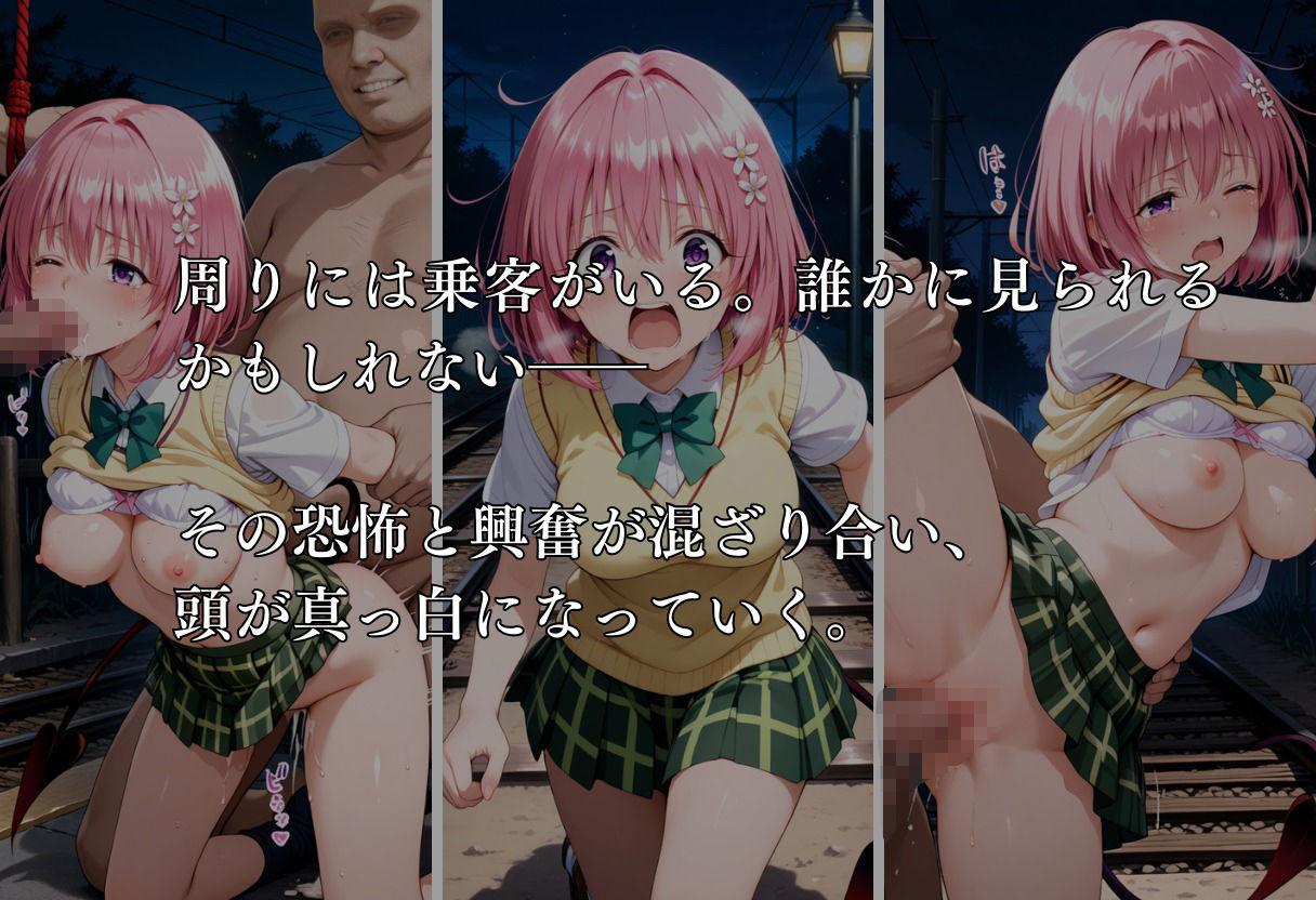 通勤電車で犯●れ続け、妊娠した私 〜モモ・ベリア・デビルーク〜 - サンプル画像 8