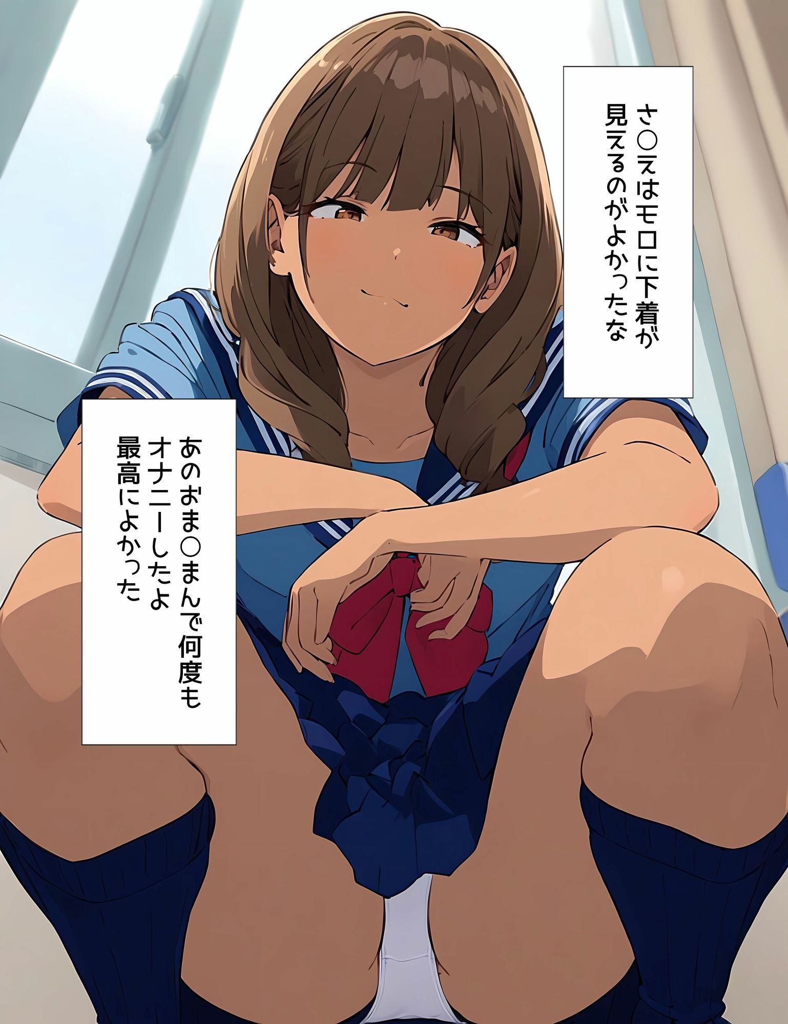 僕は徹底的にしゃがみパンチラを愛している - サンプル画像 3