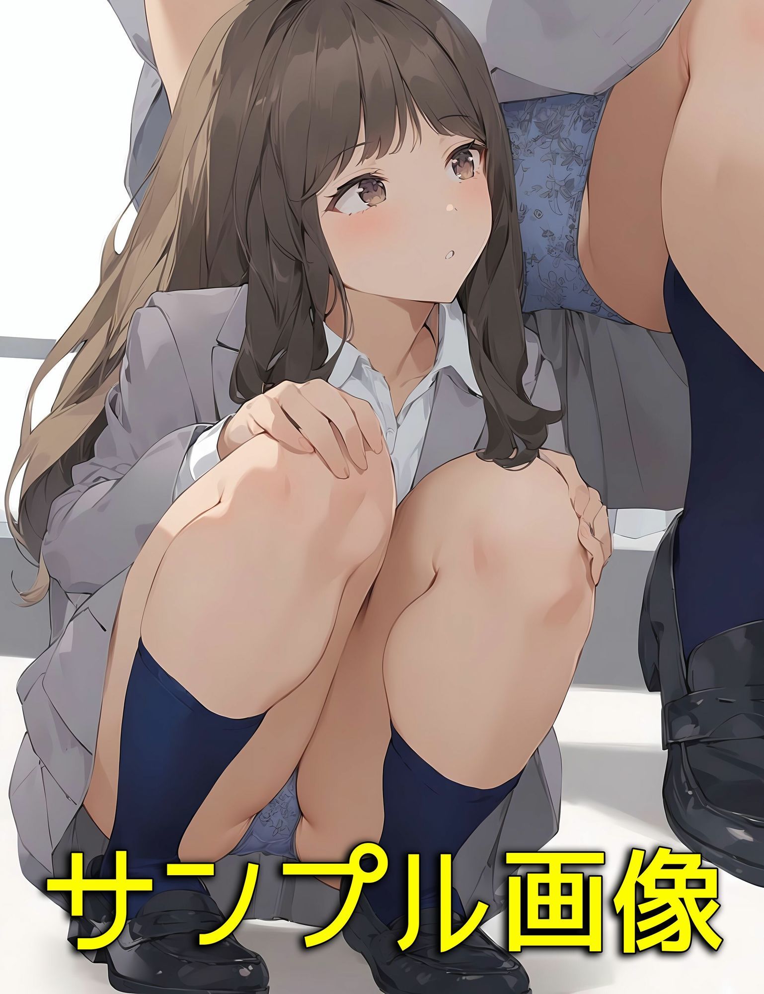 僕は徹底的にしゃがみパンチラを愛している - サンプル画像 9