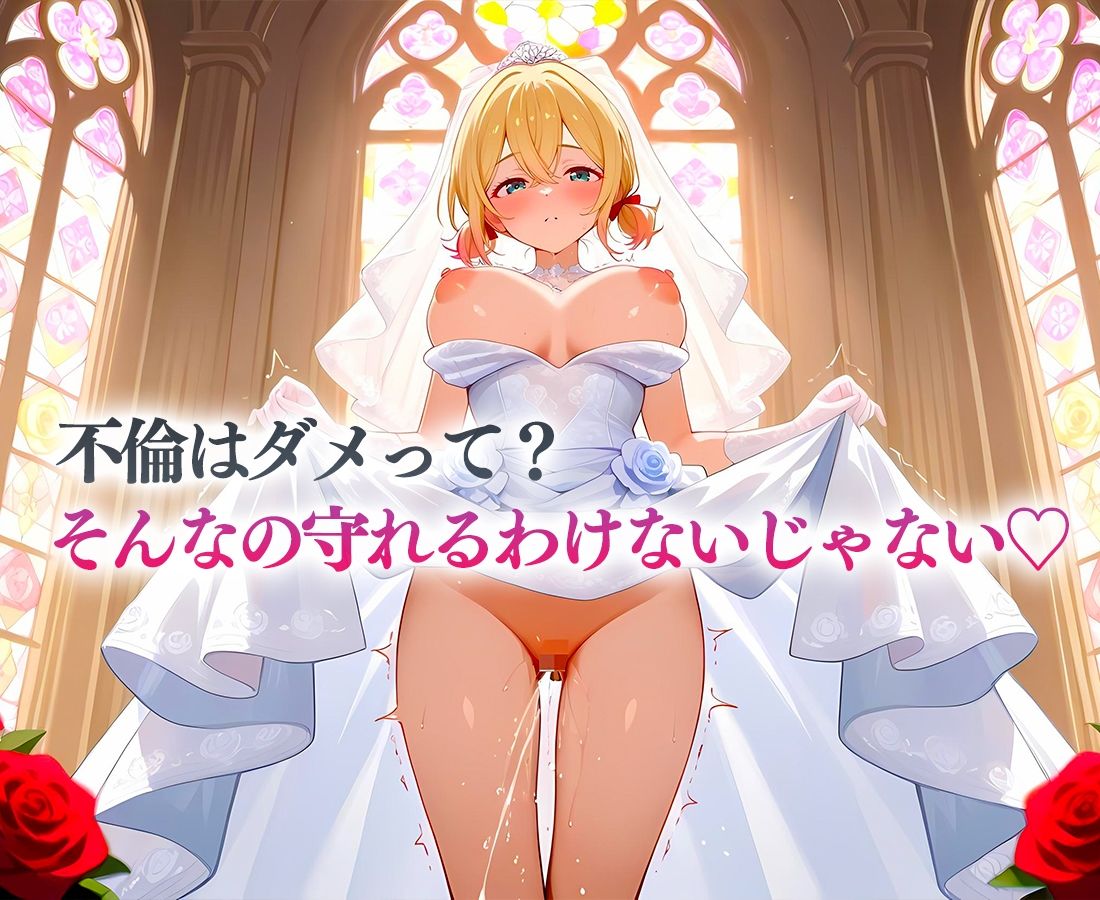 花嫁たちの性癖〜愛を誓ったその日に不倫セックス  まみ＆るか - サンプル画像 2