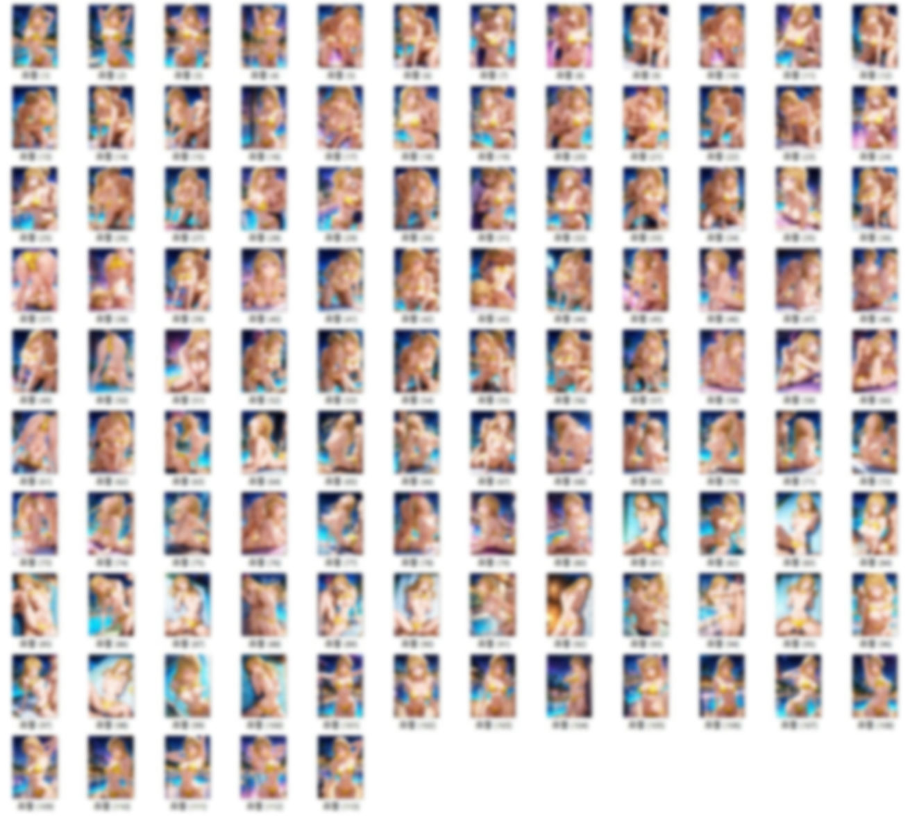 森〇  黄色ビキニでナイトプール - サンプル画像 1