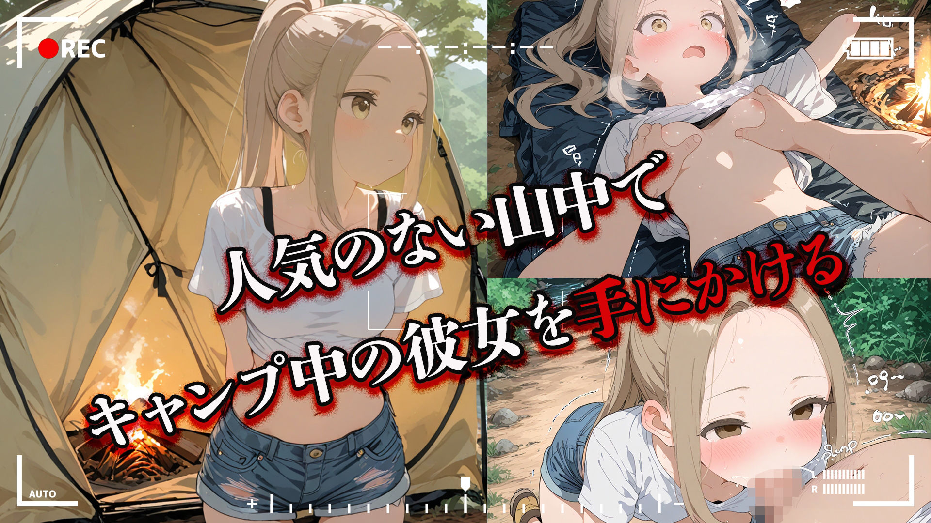 ソロキャンしていたら監禁レ〇プされた話 - サンプル画像 2