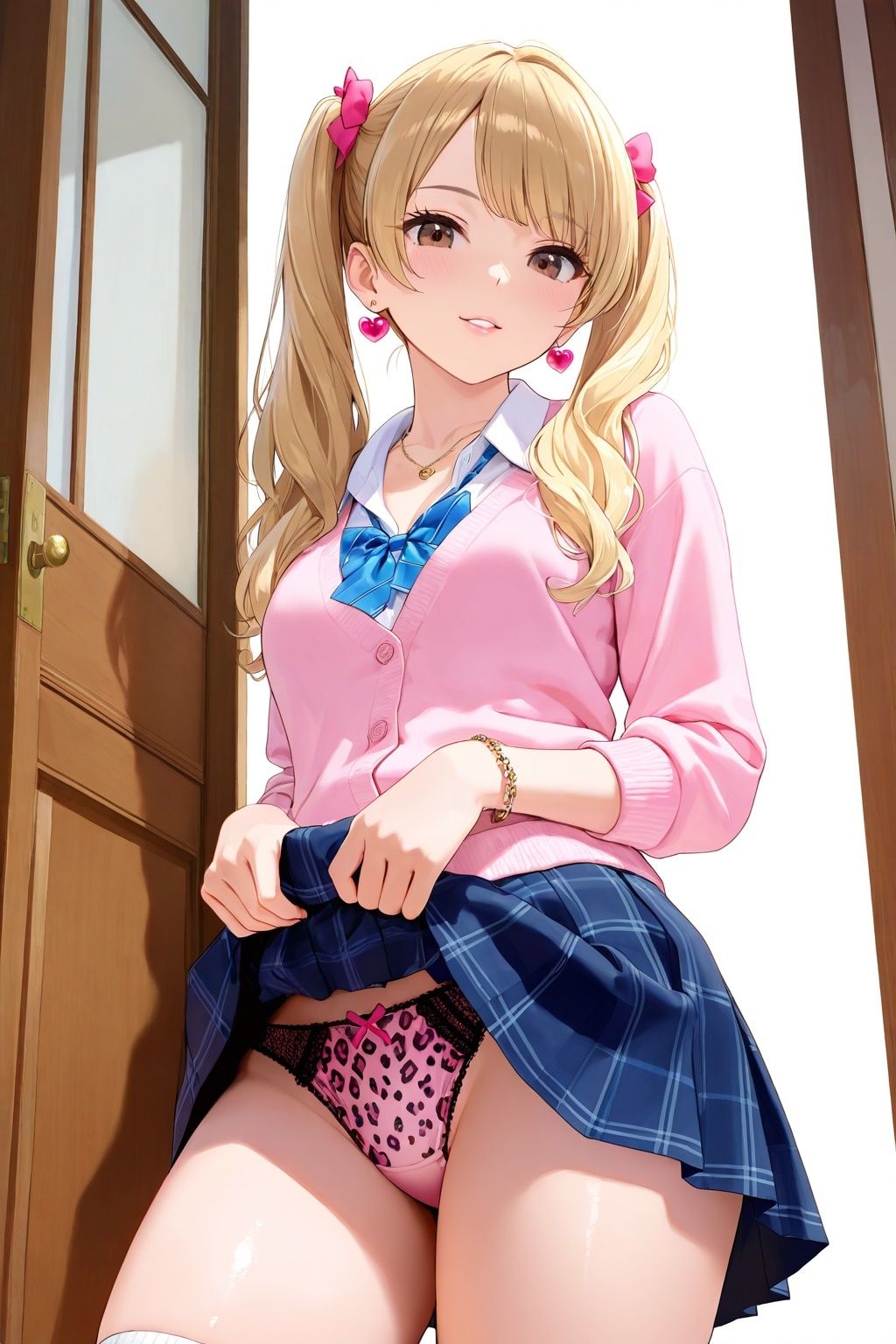 ルーズソックスJKのたくし上げパンチラ - サンプル画像 9