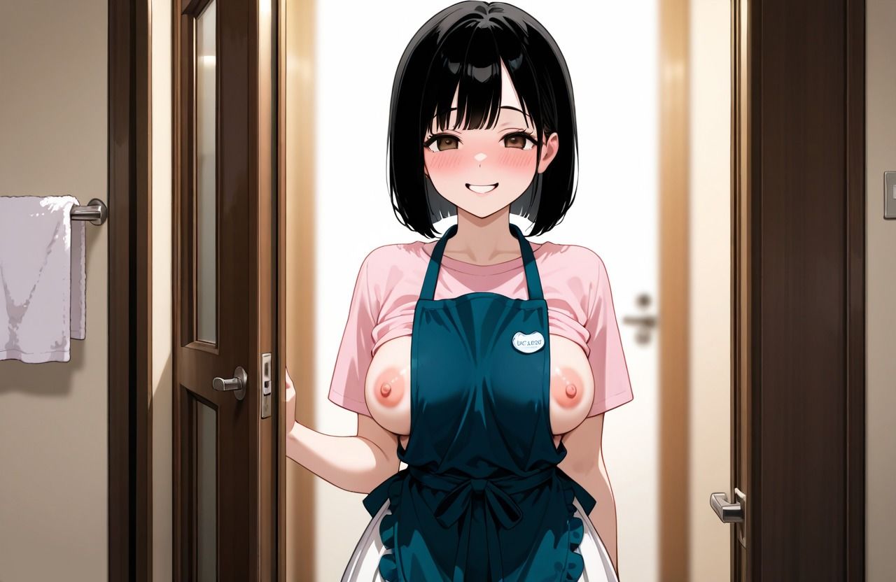 人妻性活  はだかエプロン編 - サンプル画像 2