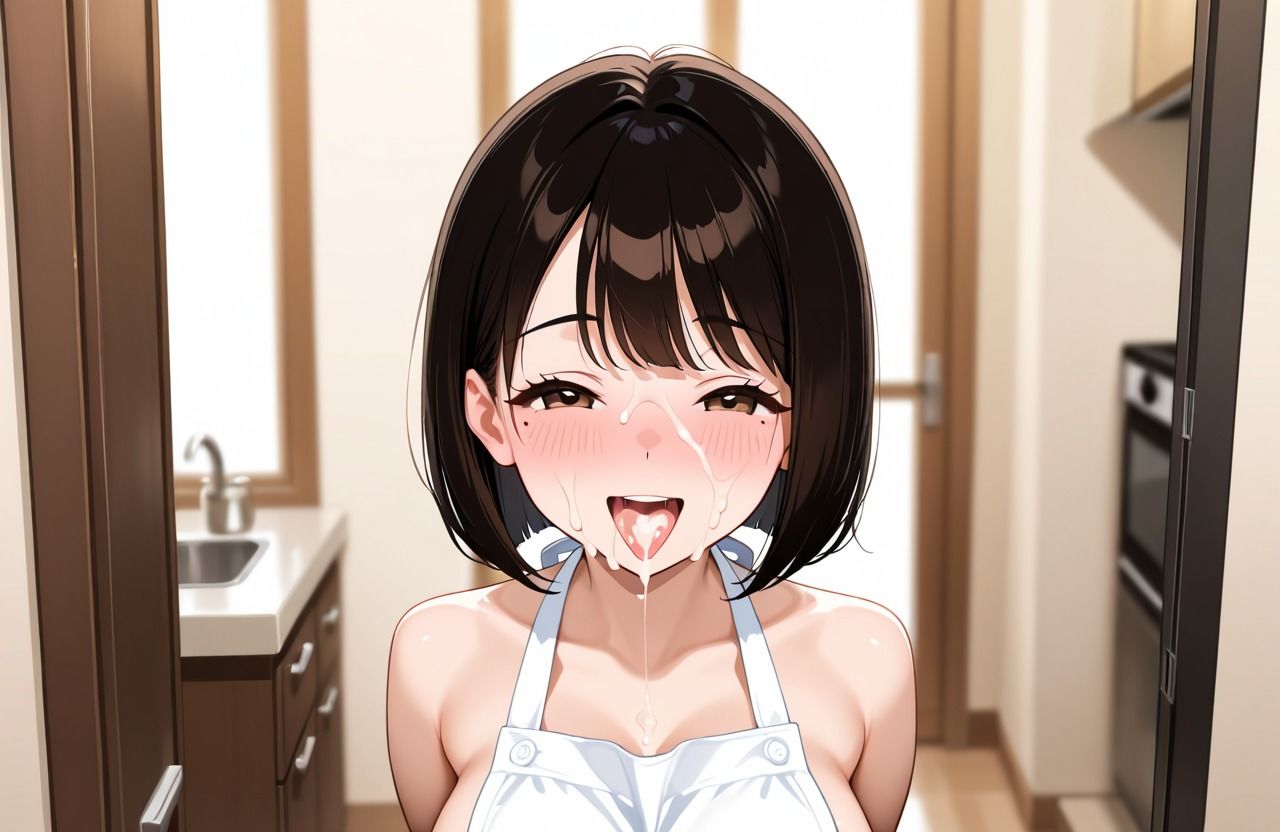 人妻性活  はだかエプロン編 - サンプル画像 6