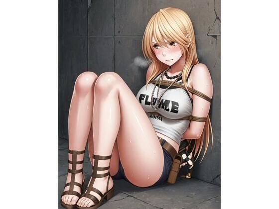 縄で縛られてる川澄カグヤ