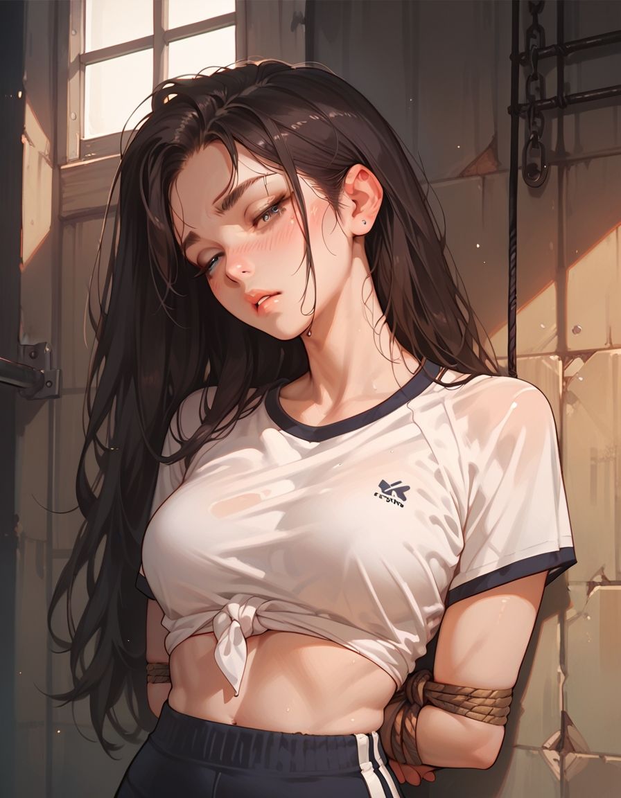 女子校生調教図鑑（体操着乳首調教）1 - サンプル画像 1