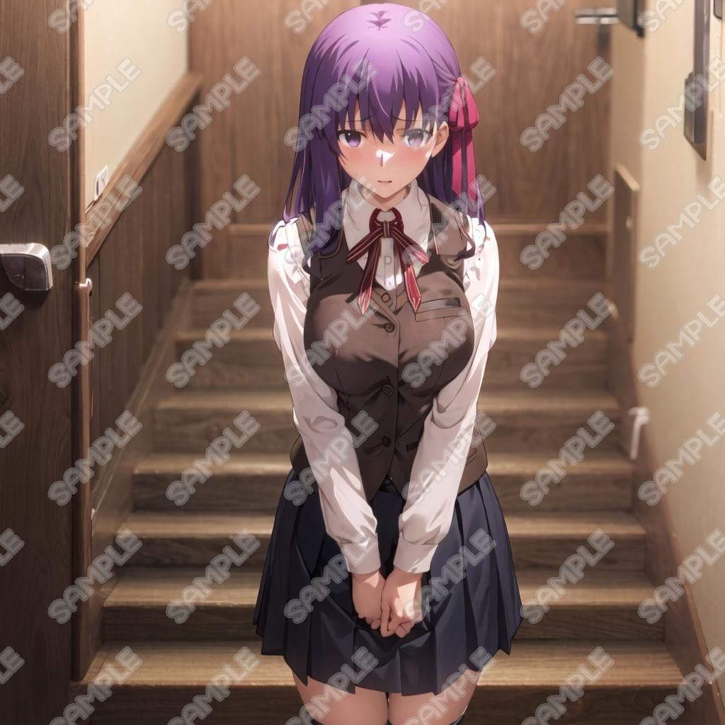 キャラフェチ  Eカップの後輩  着衣巨乳編＋立ちバック編＋フェラ編 - サンプル画像 2