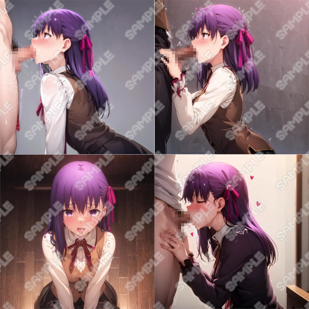 キャラフェチ  Eカップの後輩  着衣巨乳編＋立ちバック編＋フェラ編 - サンプル画像 10