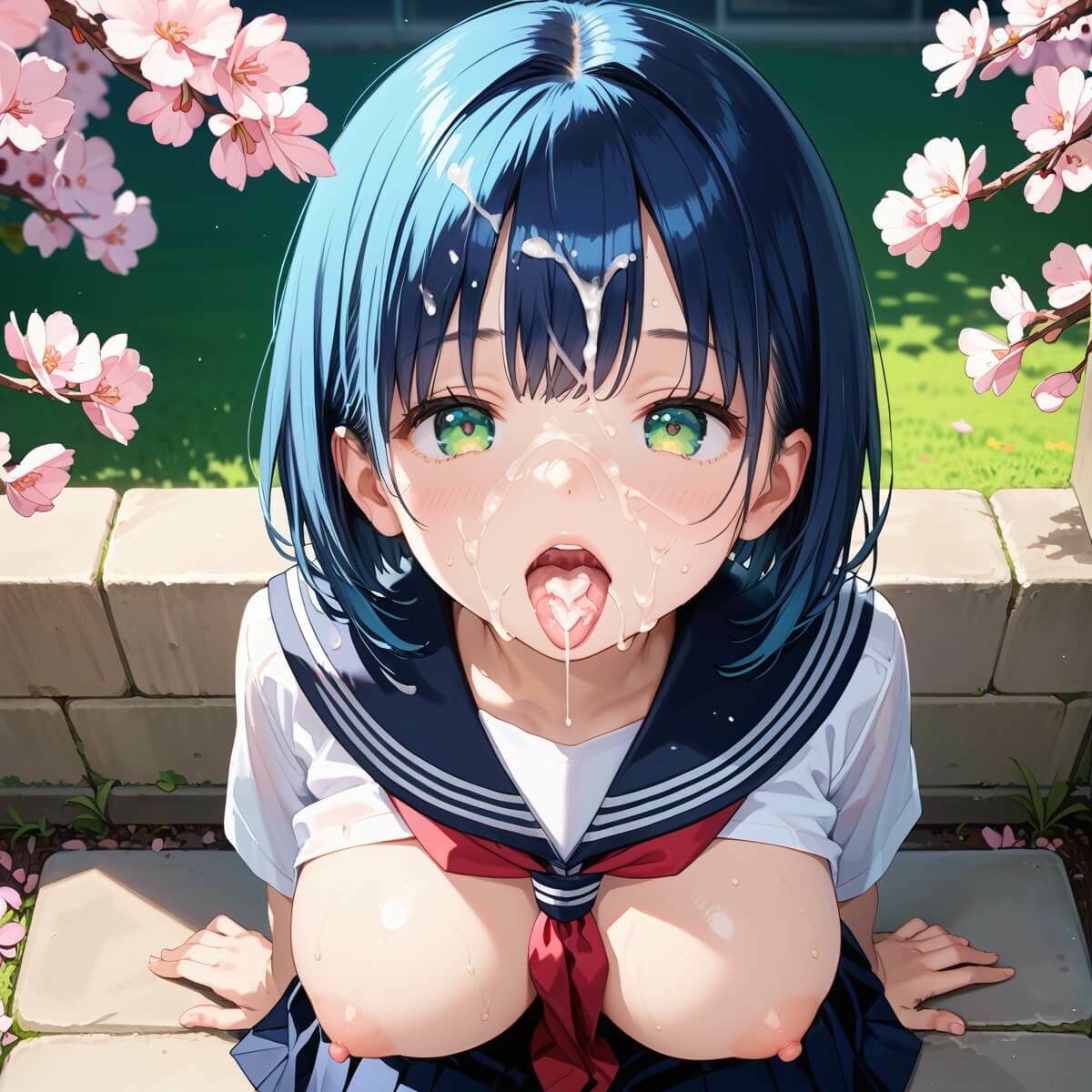 ノーパン学園のエッチな入学式〜学業よりもエッチ優先学校のムフフな実態〜9【厳選CG200枚収録】 - サンプル画像 8