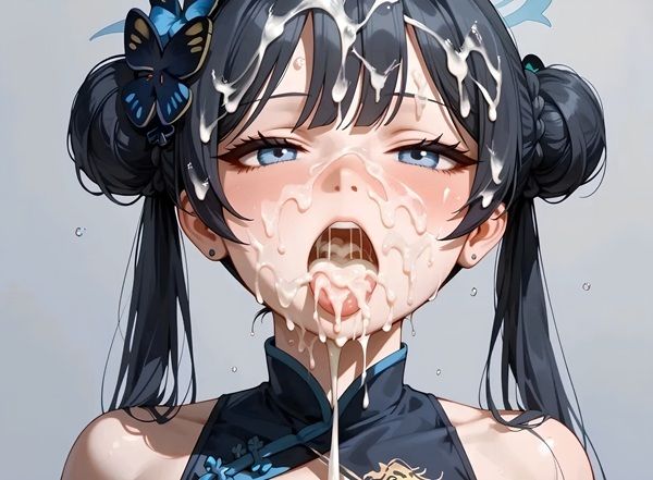 No.12_10人のブル〇カキャラの大量顔射AIイラスト集 100枚 - サンプル画像 5