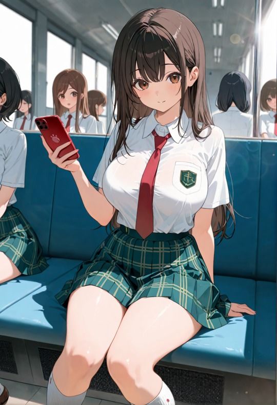 ヘンタイ女子校生、過激な即ハメ学園性活 - サンプル画像 1