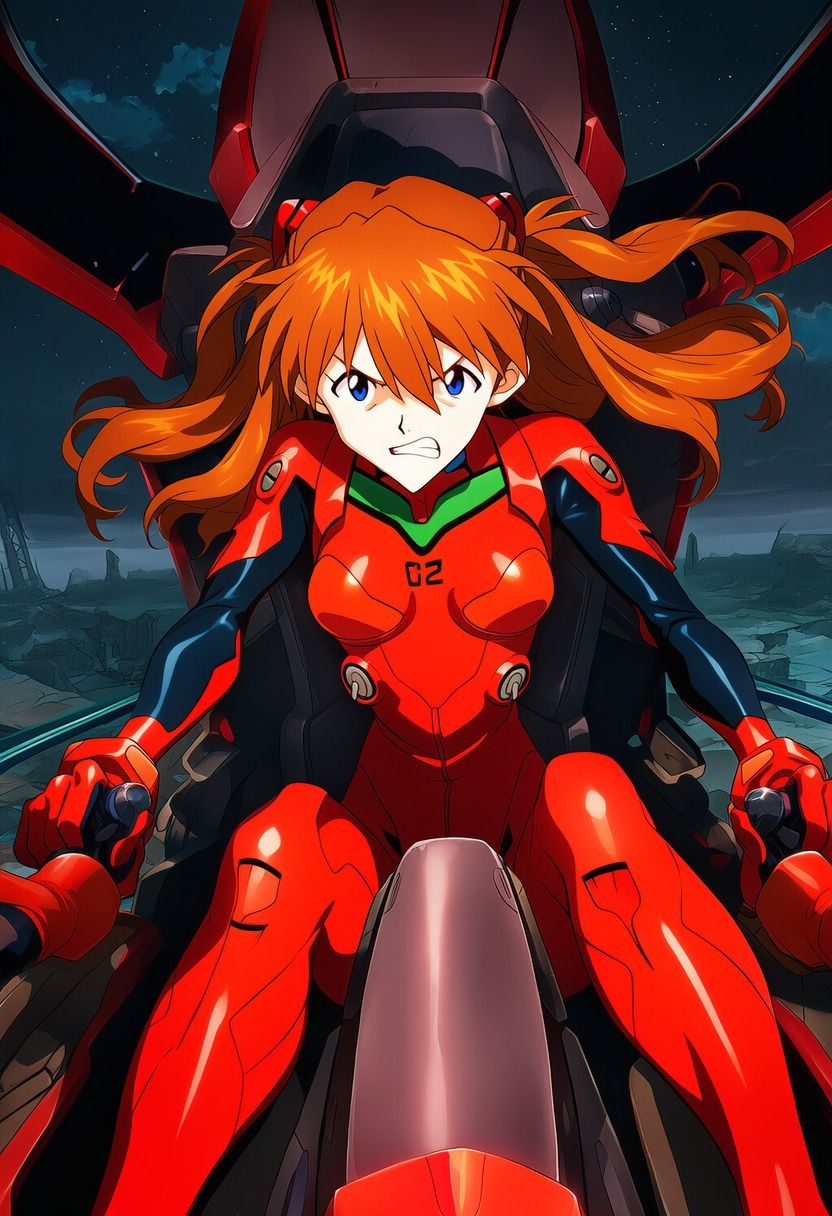 アスカ vs ぬるぬる触手 - サンプル画像 3