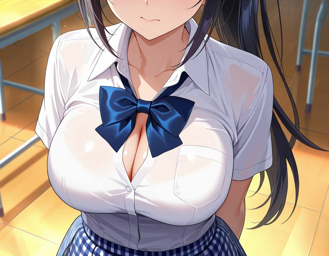 爆乳ちゃんはみんなの性処理おもちゃ - サンプル画像 1