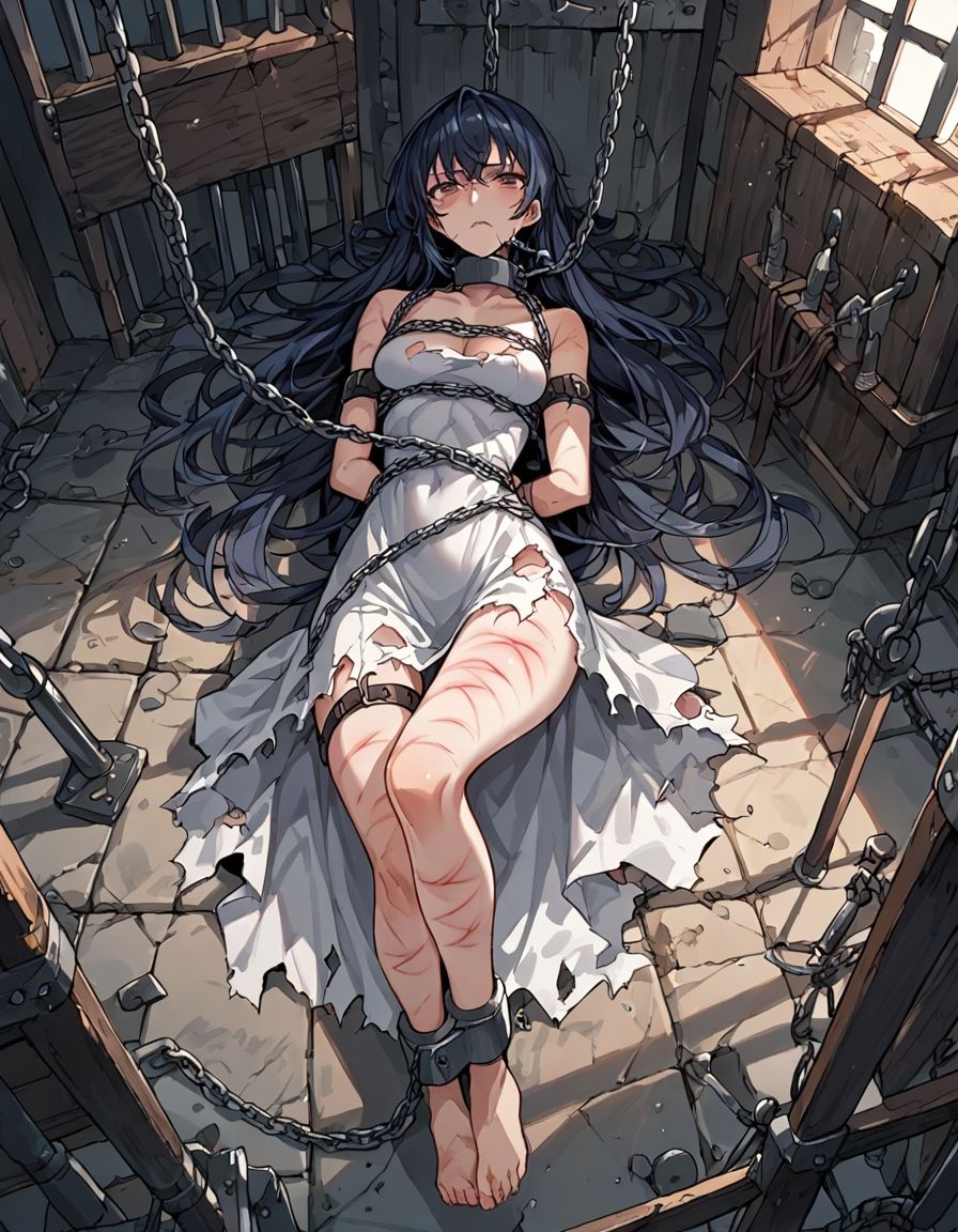 拷問図鑑1（鉄鎖拷問） - サンプル画像 1