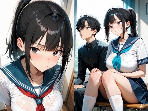 JK緊縛種付け - サンプル画像 1