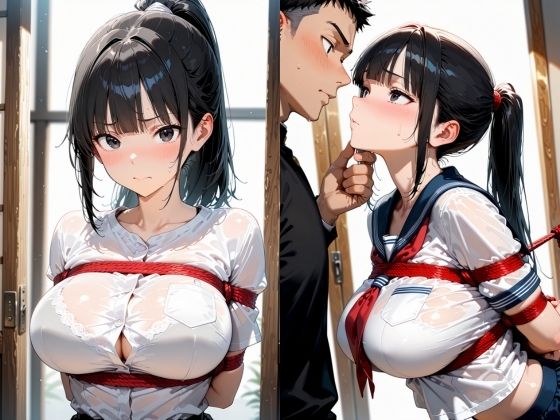 JK緊縛種付け - サンプル画像 3