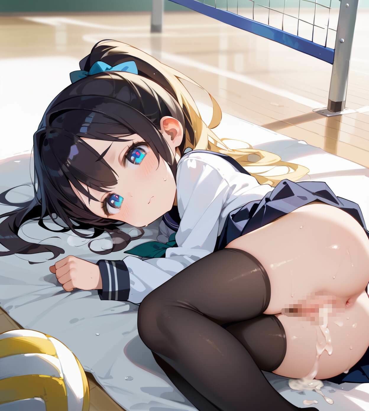 ちっぱい娘と隠れて体育館で5・230枚 - サンプル画像 3