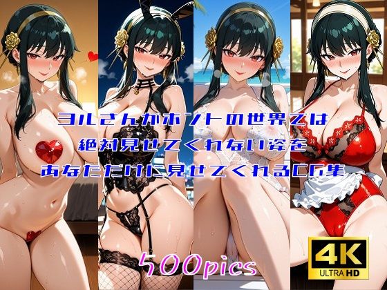 ヨルさんがホントの世界では絶対見せてくれない姿をあなただけに見せてくれるCG集