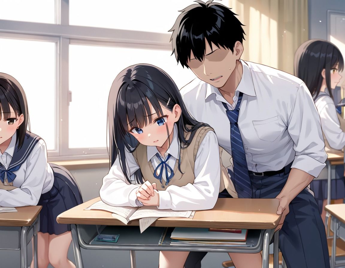 校内誰でも挿れ放題 - サンプル画像 1