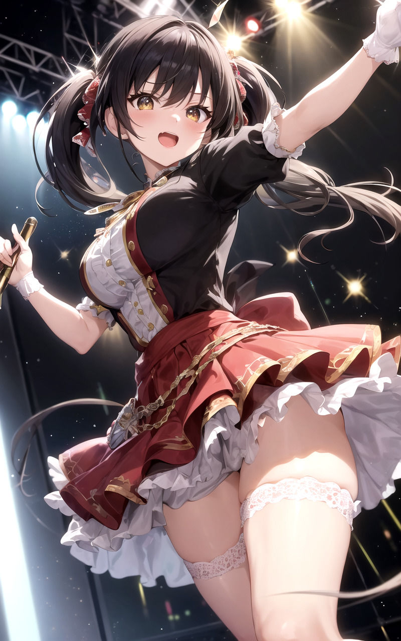 パニエを履き忘れたアイドル - サンプル画像 1