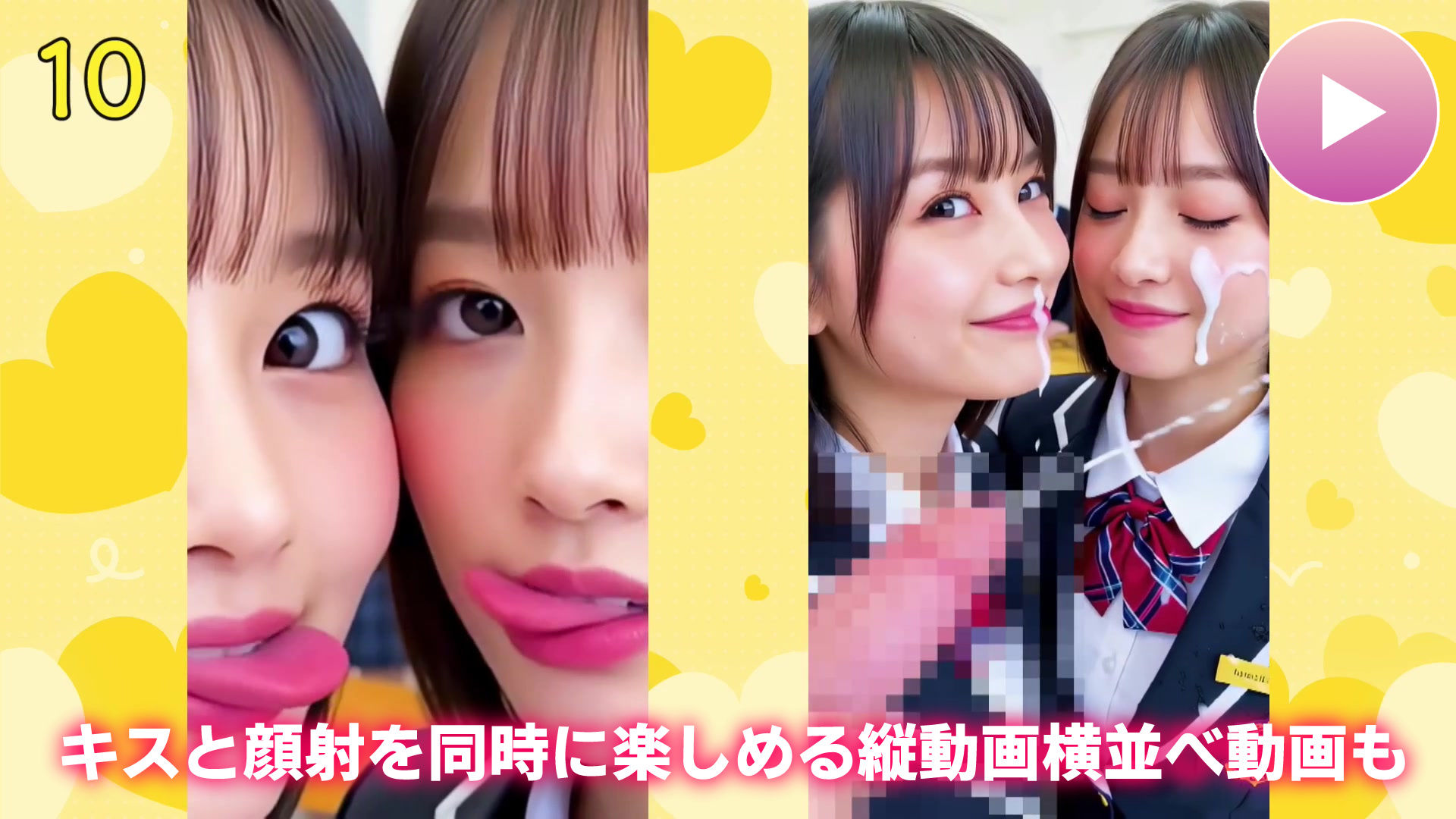 【動画】至福のベロキス2 中出しエッチ＆顔射＆添い寝手コキ！〜女子校生〜 - サンプル画像 5