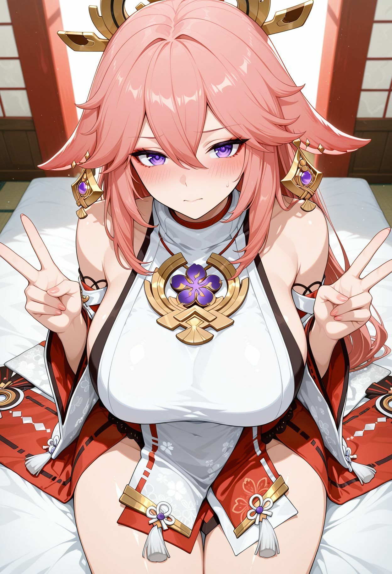 種付けおじさんがヒロインを孕ませる話【八重神子】 - サンプル画像 1